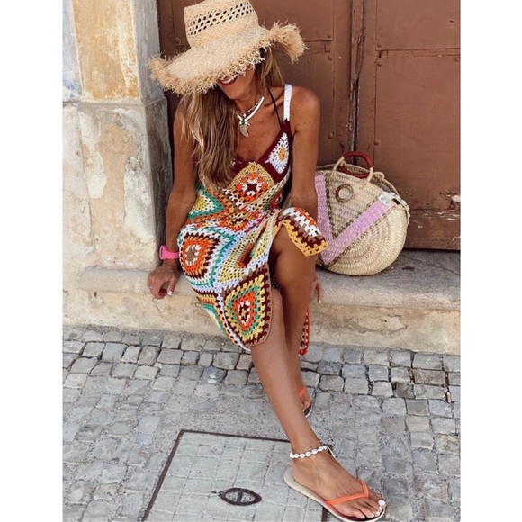 Backless Handmade Sling Hollow-out Crochet - Picture 11 of 16